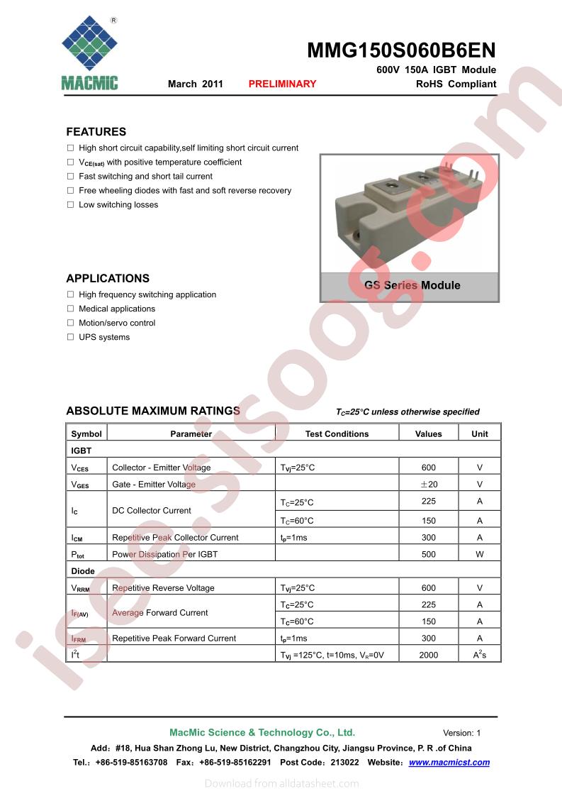MMG150S060B6EN