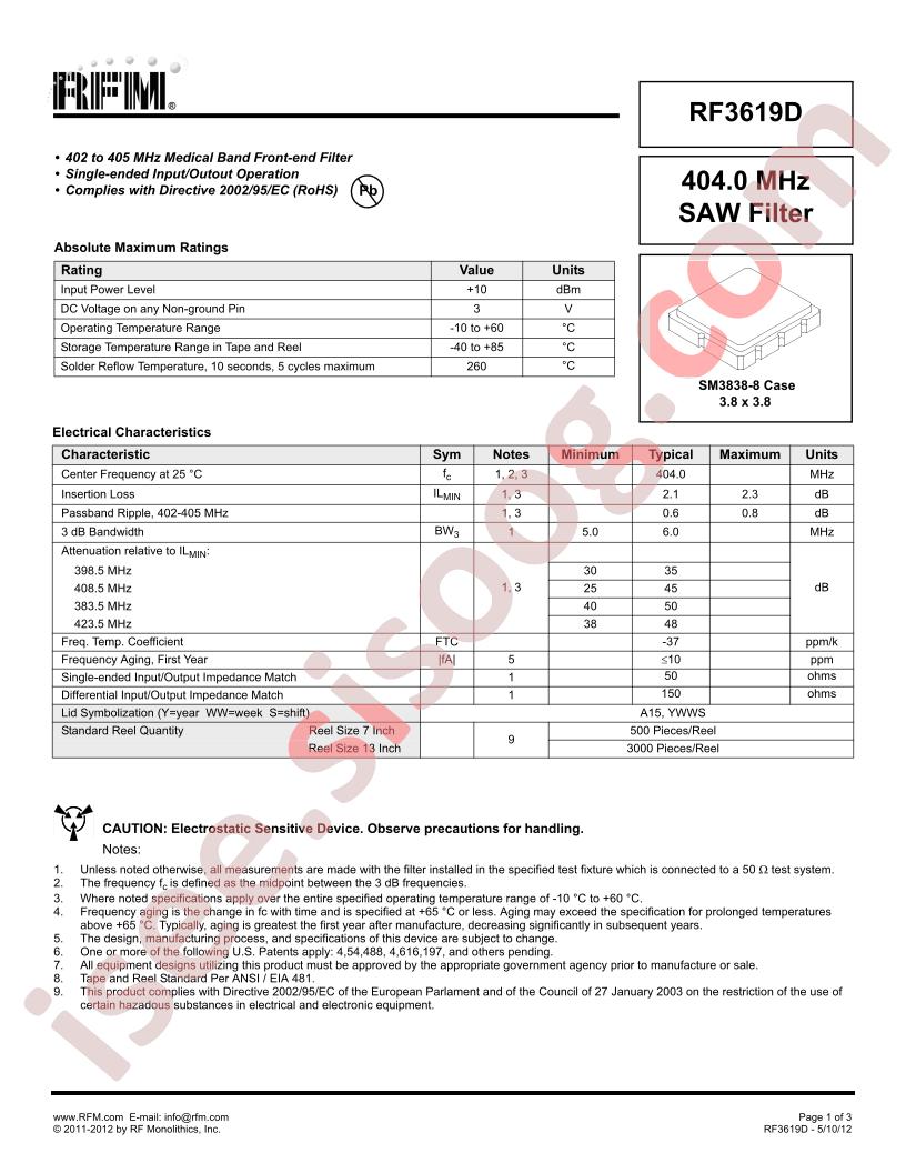 RF3619D