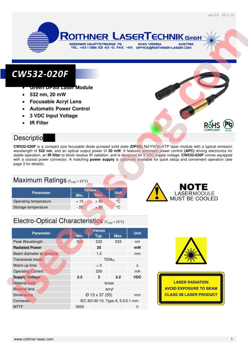 CW532-020F