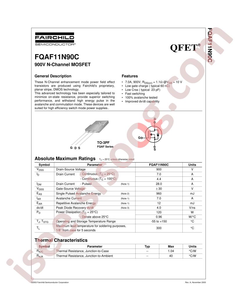 FQAF11N90C