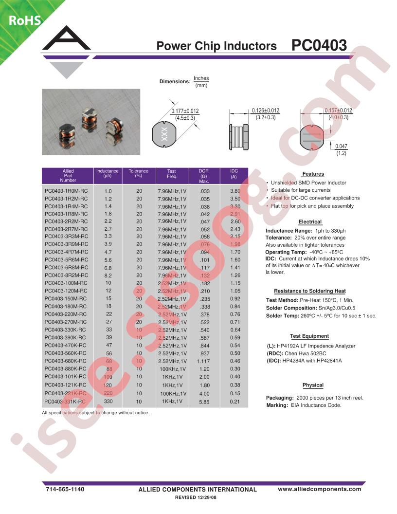 PC0403-331K-RC