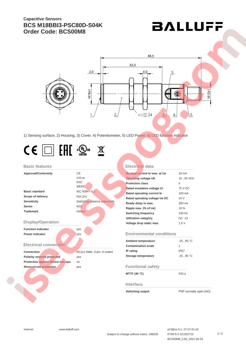 BCSM18BBI3-PSC80D-S04K