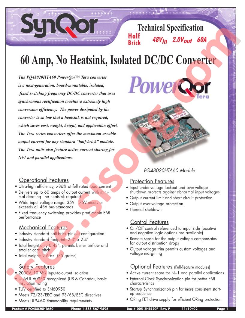 PQ48020HTA60PRF