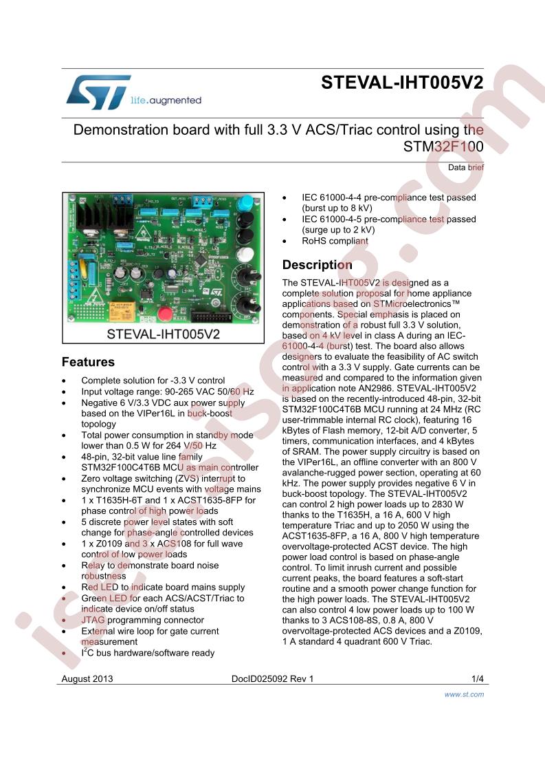 STEVAL-IHT005V2