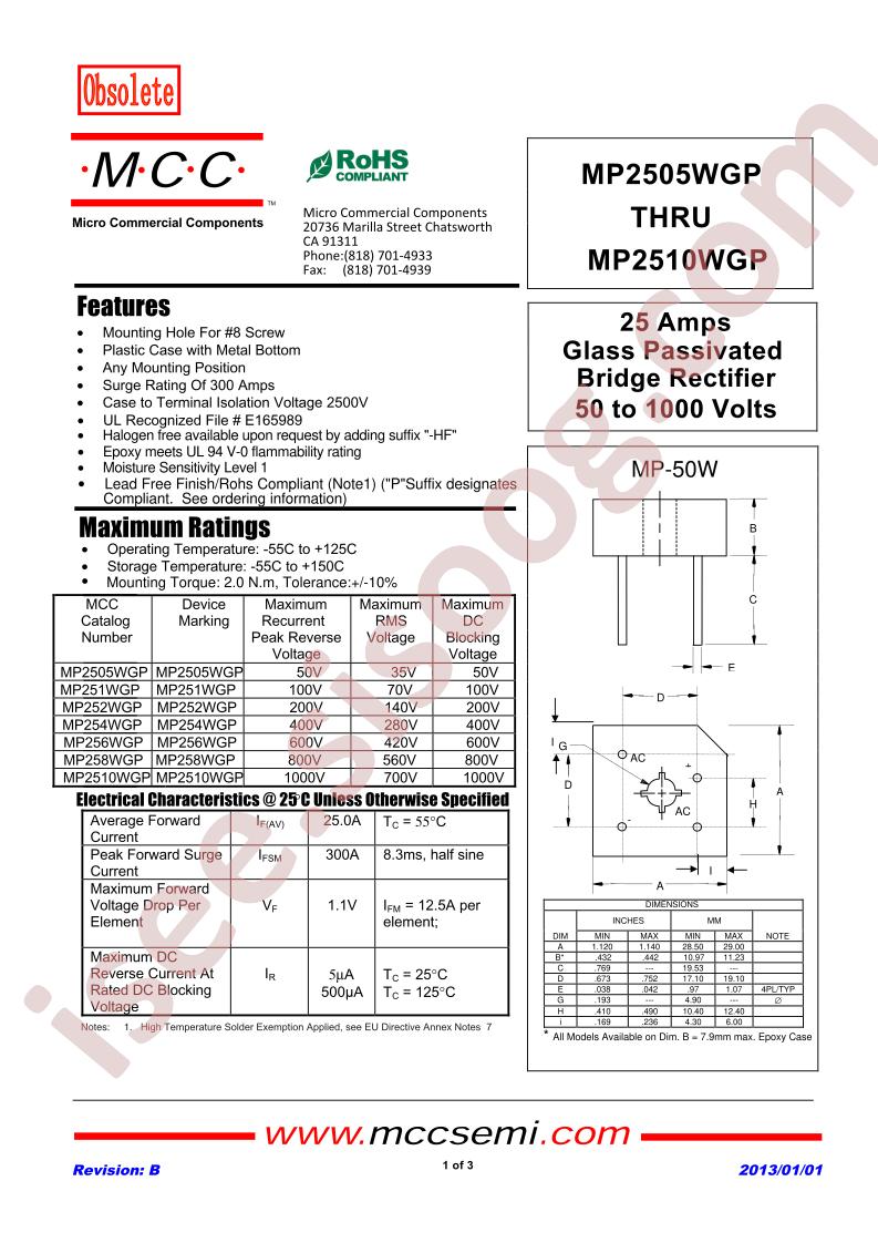 MP2505WGP