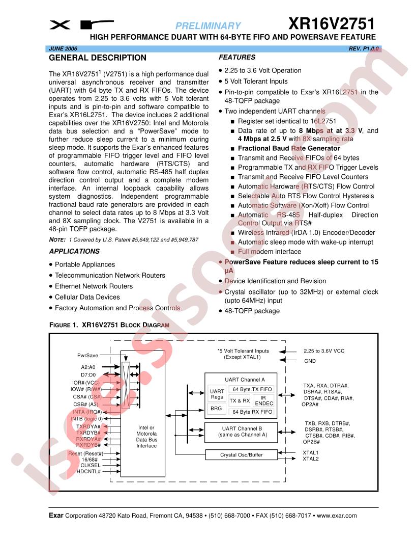 XR16V2751