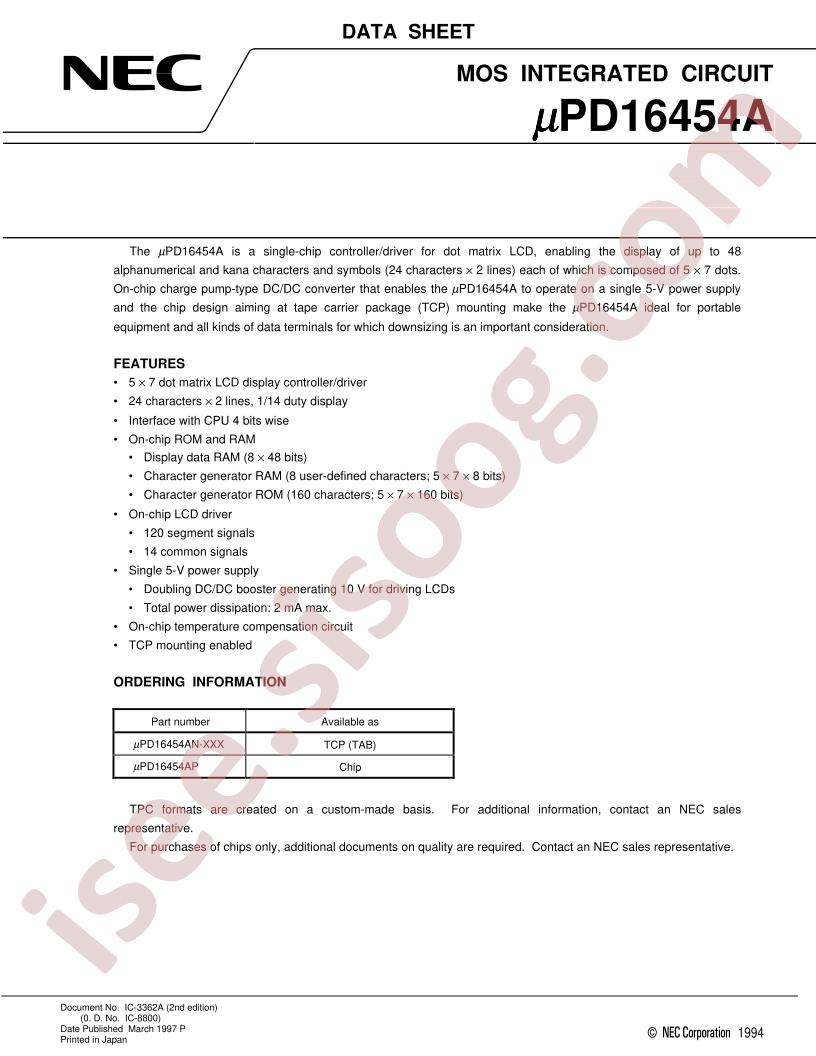UPD16454A