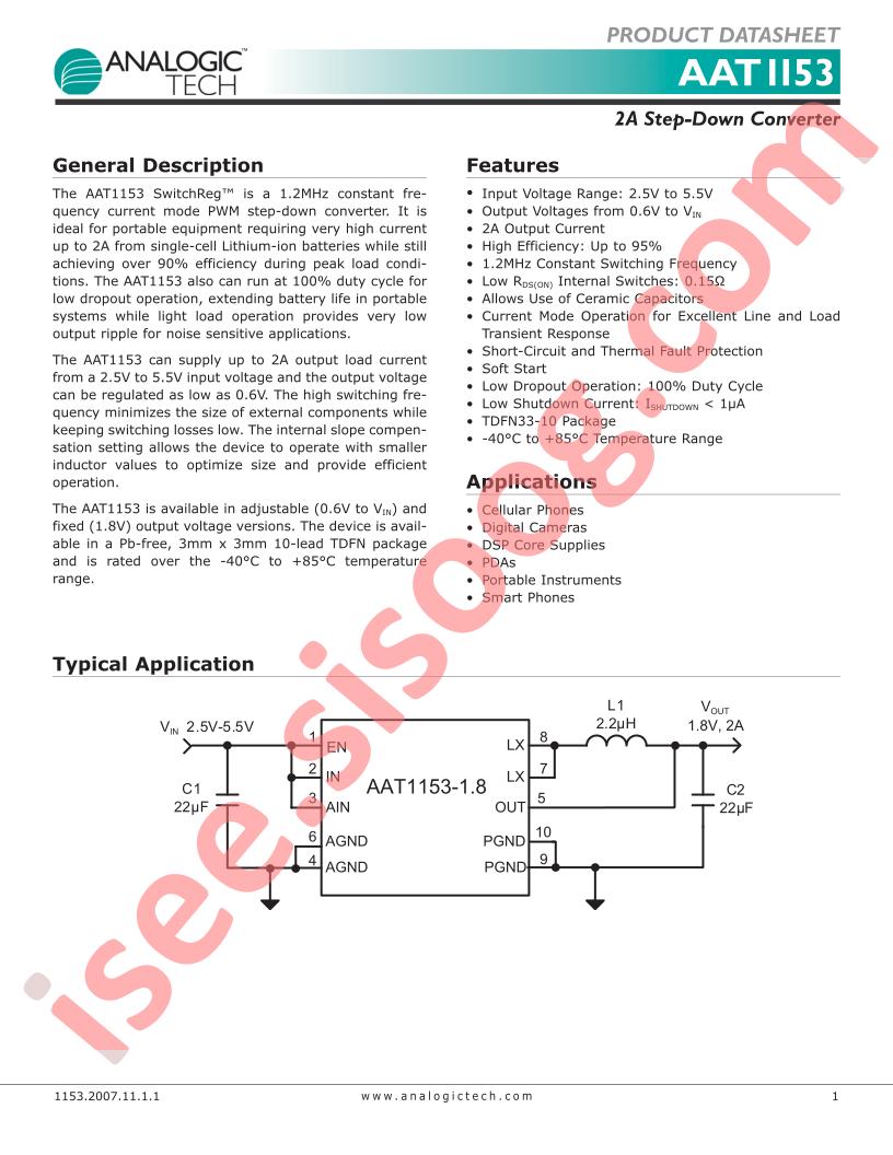 AAT1153IDE-1.8-T1