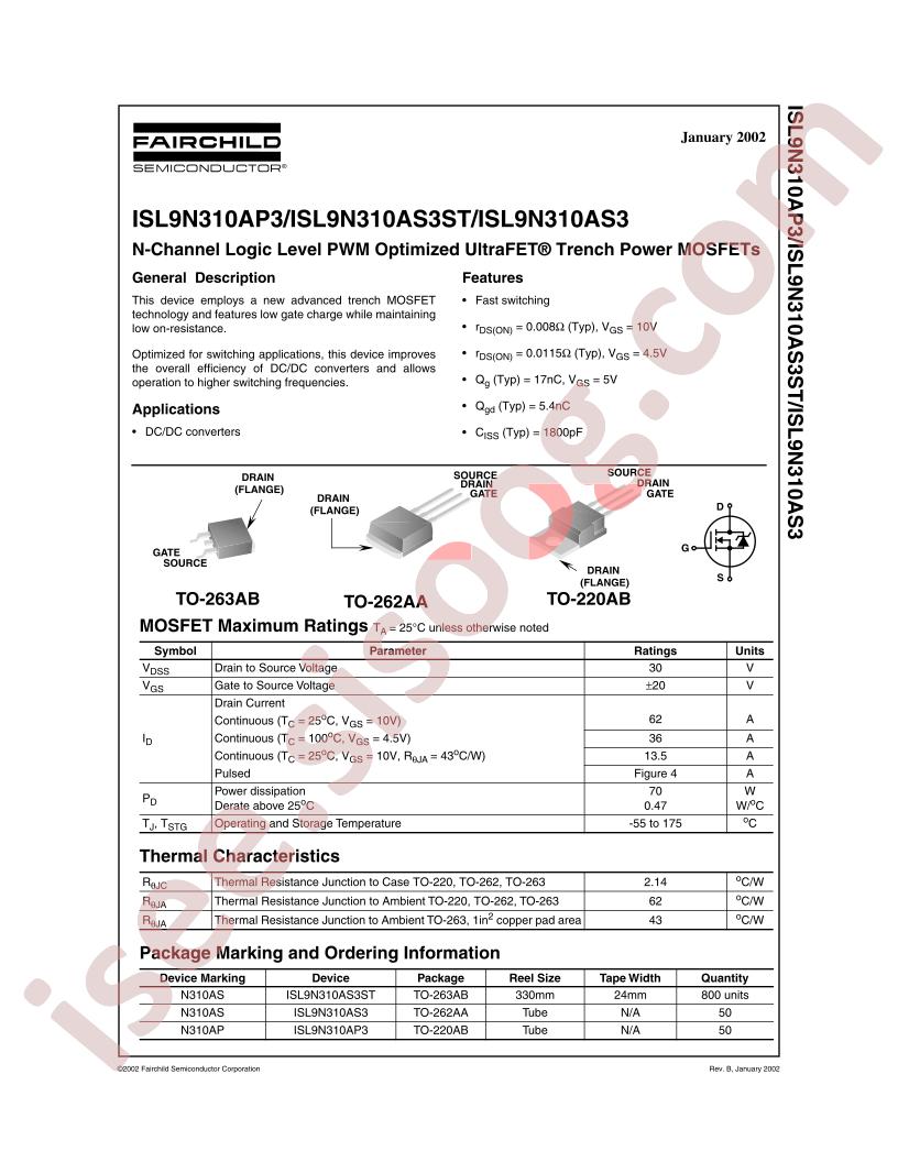 ISL9N310AP3