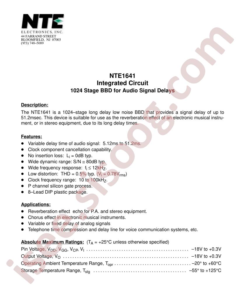 NTE1641