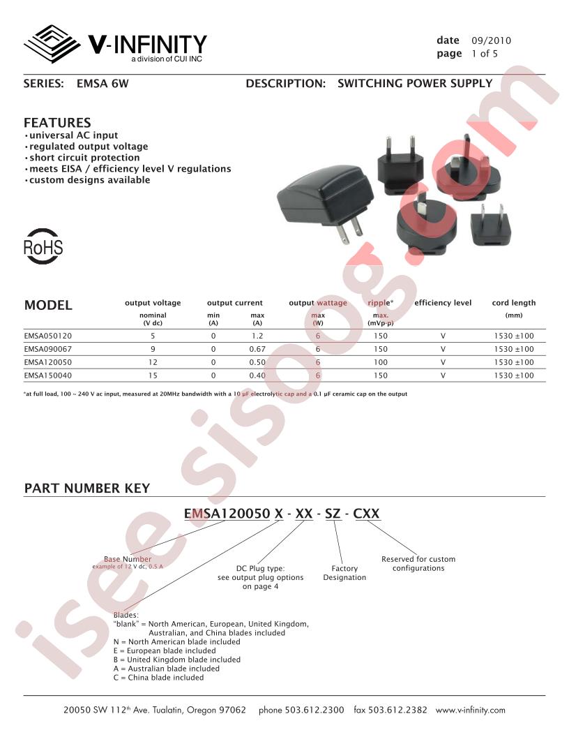 EMSA120050-10-SZ-C