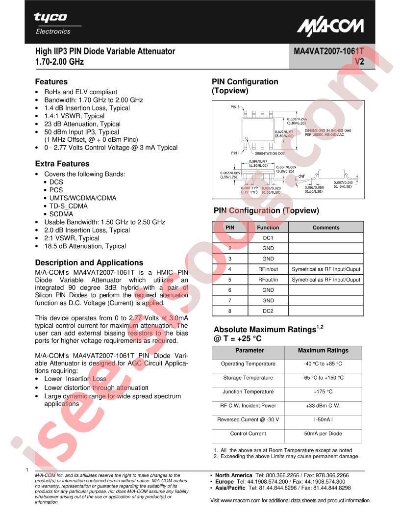 MA4VAT2007-1061T