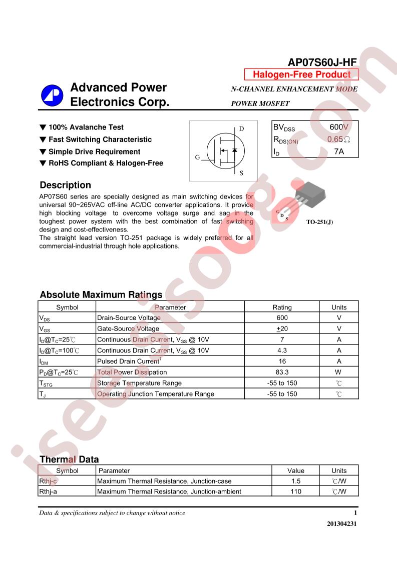 AP07S60J-HF