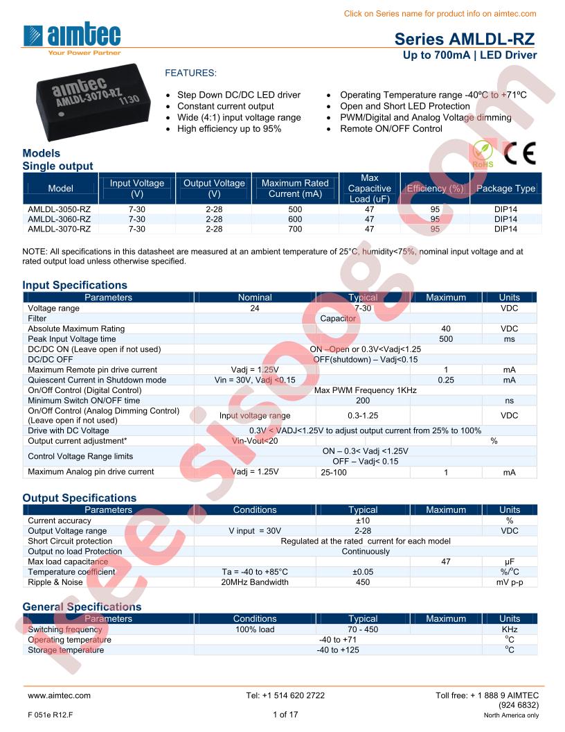 AMLDL-3070-RZ