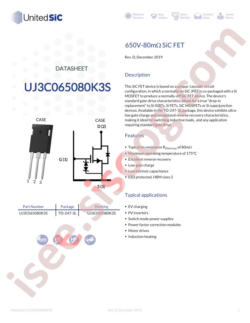UJ3C065080K3S