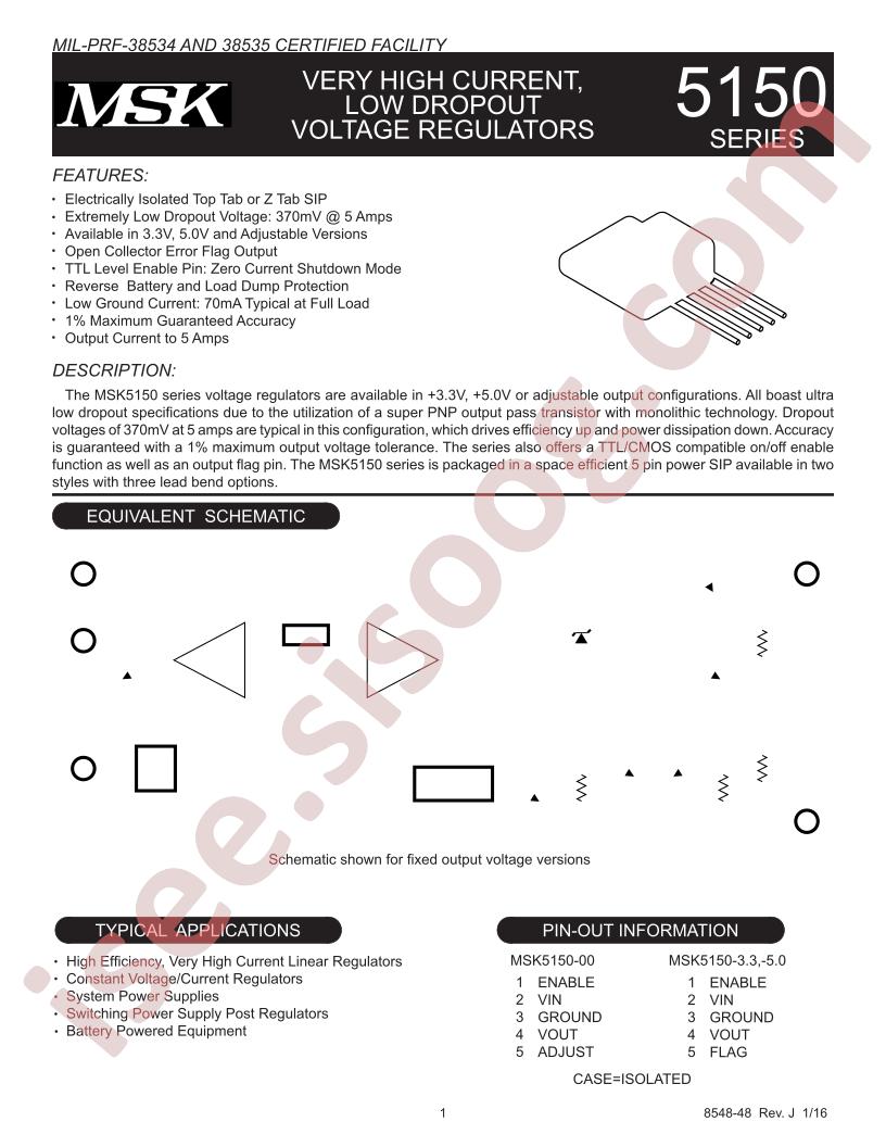 MSK5150-3.3BZS