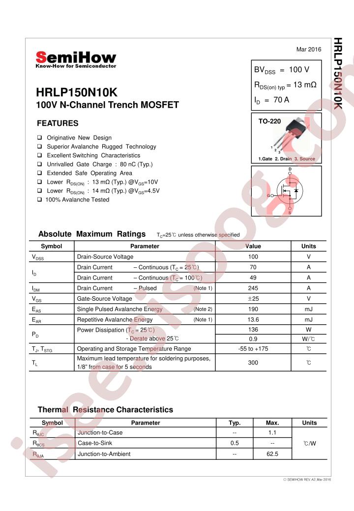 HRLP150N10K