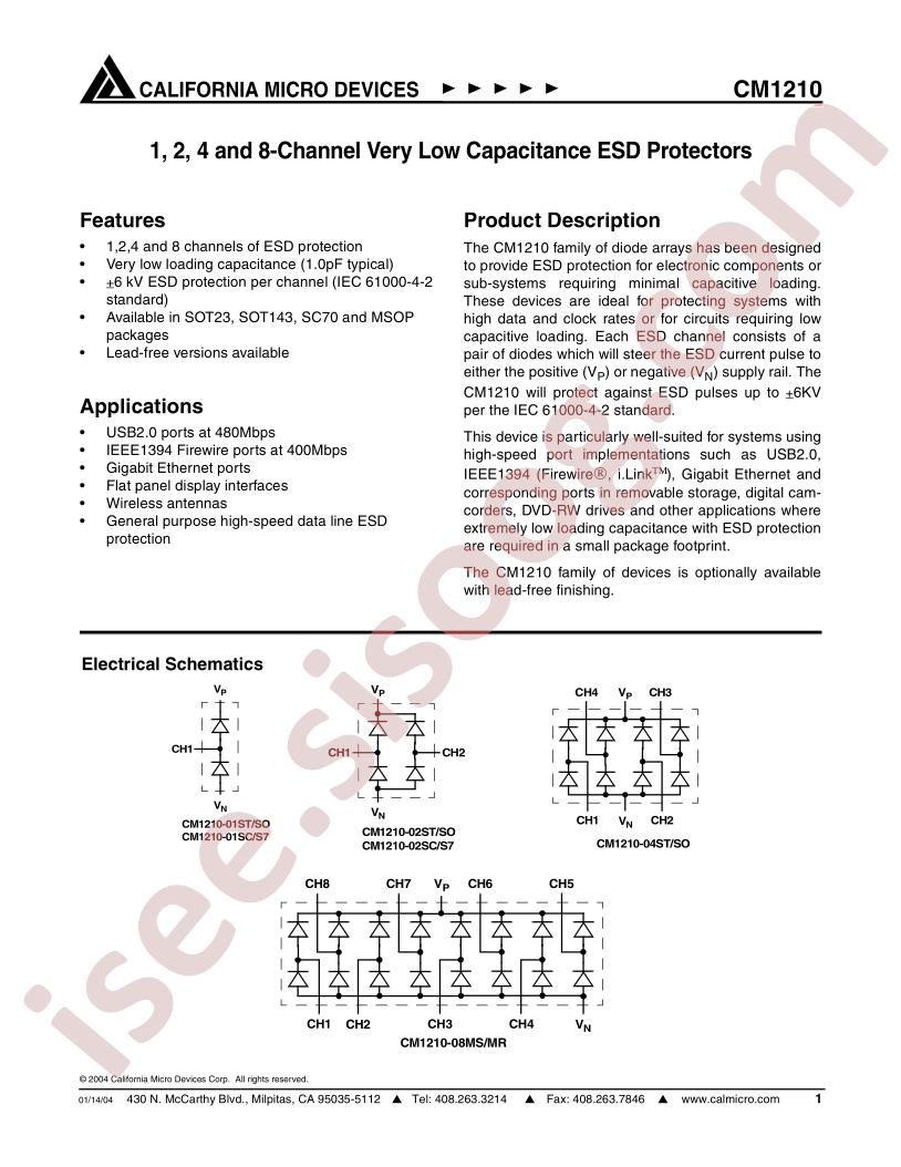 CM1210-01SO