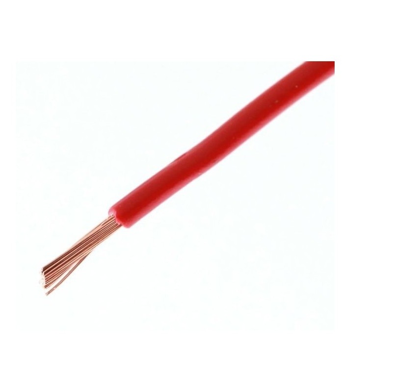 سیم افشان مسی مرغوب سایز 1×0.25 رنگ قرمز – یک متر