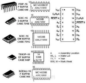 MC14538B SMD  SOP16(A50)
