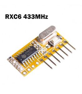 ماژول RXC6 گیرنده 433MHZ کد لرن وایرلس سوپرهترودین