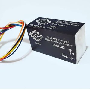 سنسور میدان مغناطیس سه محور (مگنتومتر3D) 3axis fluxgat magnetometer sensor