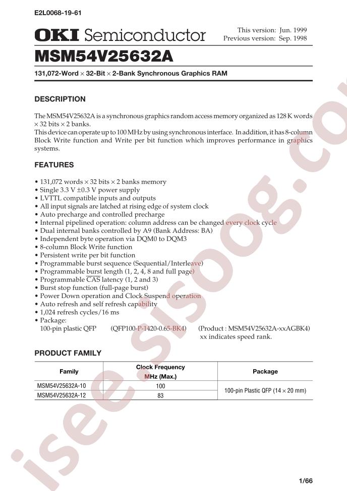 MSM54V25632A