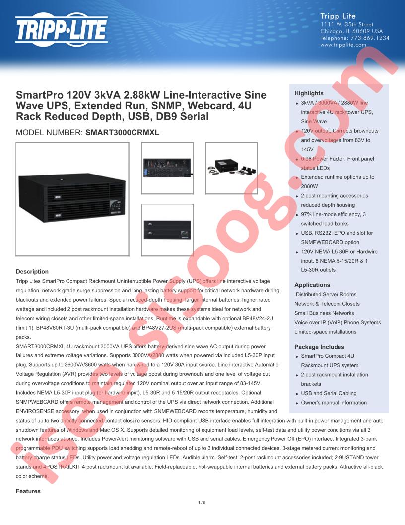 SMART3000CRMXL