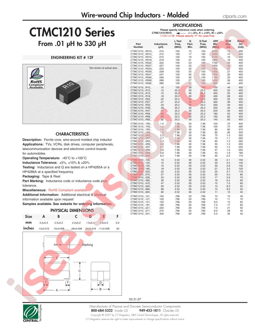 CTMC1210-820J