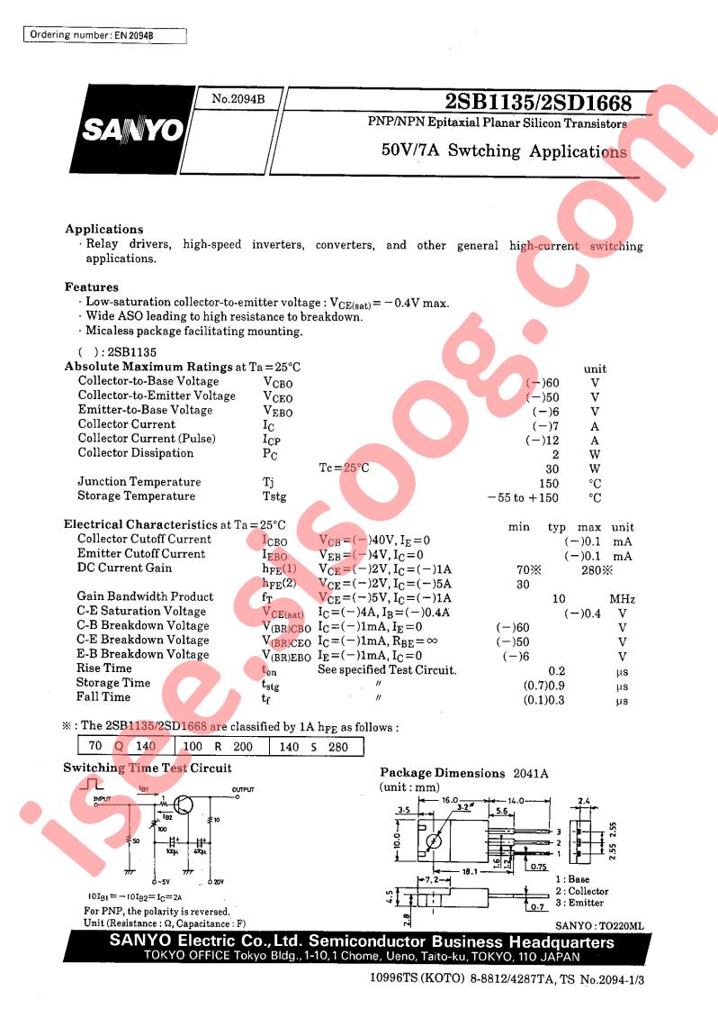 2SB1135
