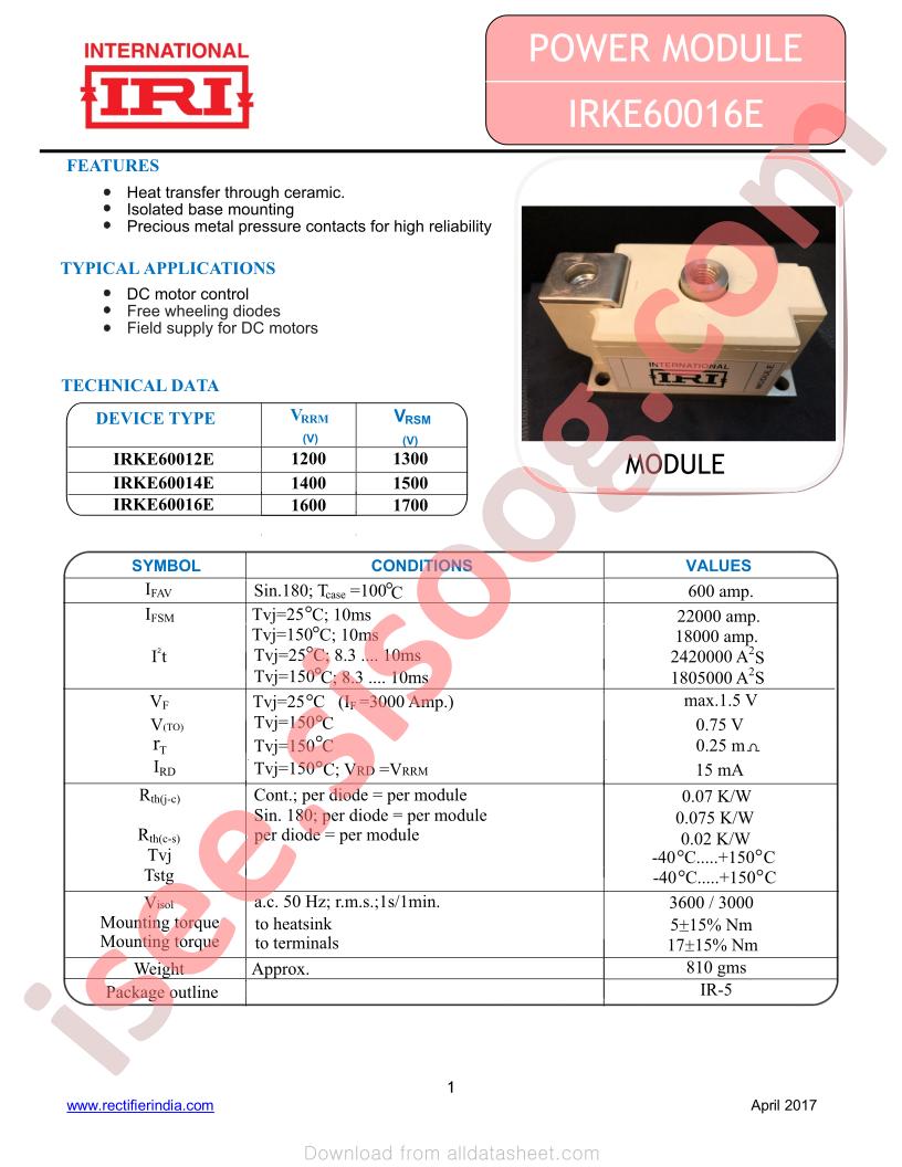IRKE60012E