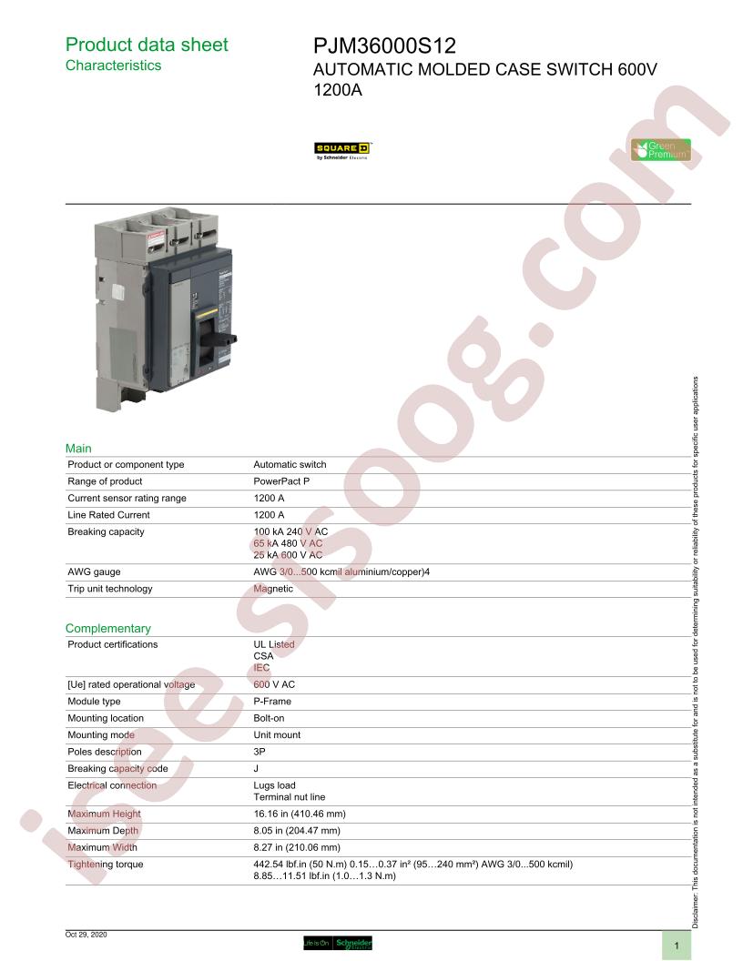 PJM36000S12