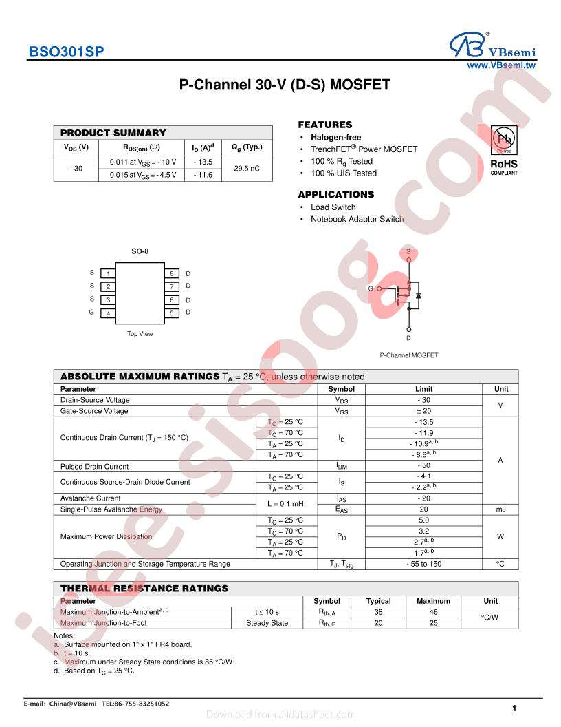 BSO301SP