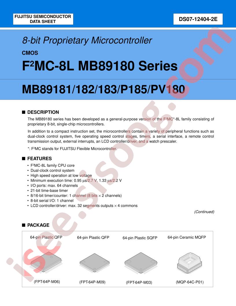 MB89182PF