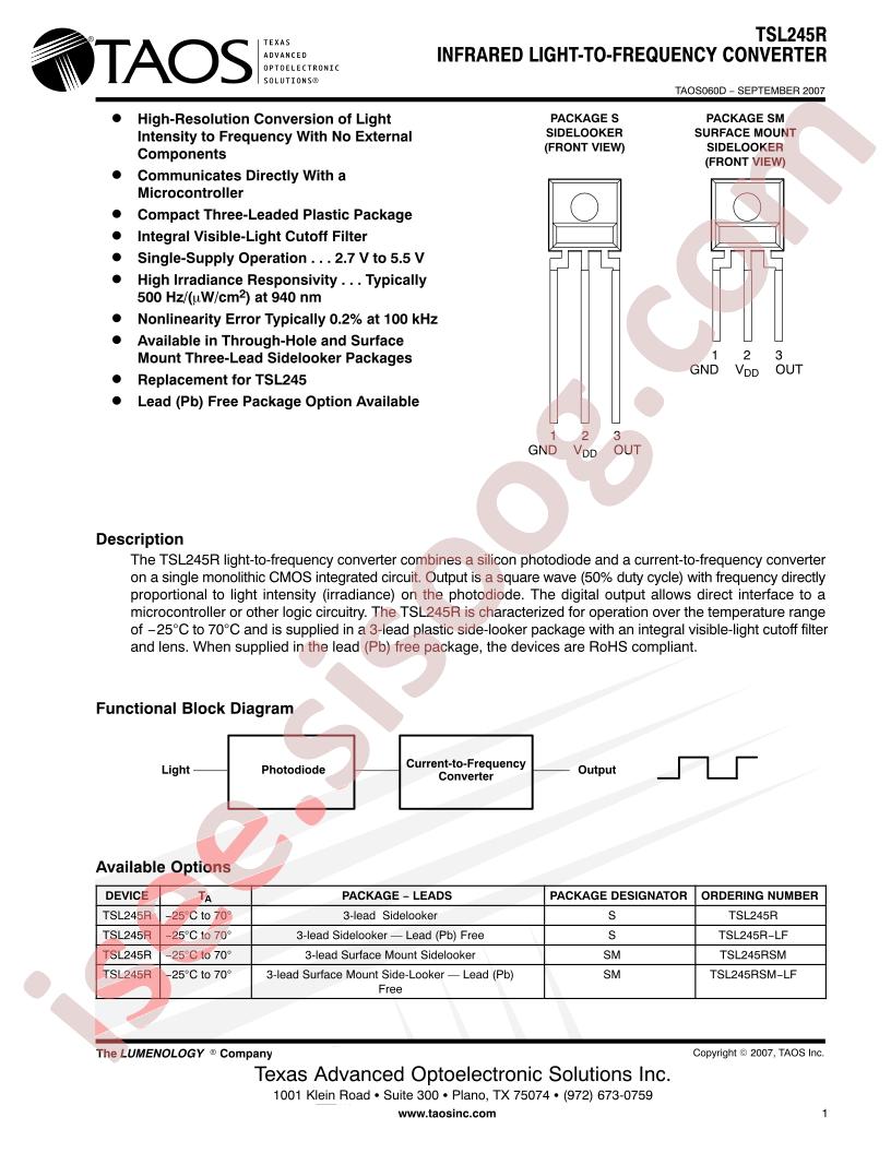 TSL245RSM-LF