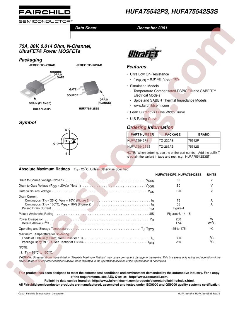 HUFA75542P3