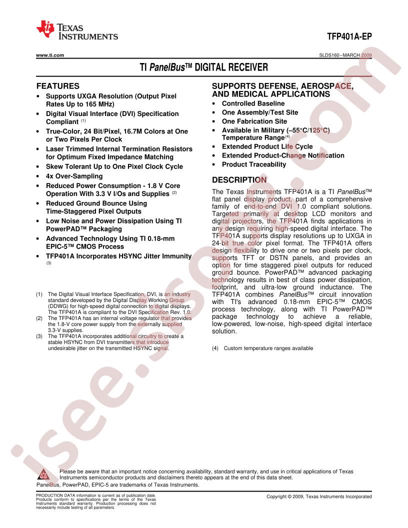 TFP401A-EP