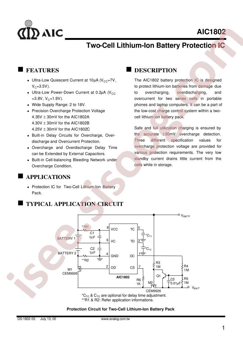 AIC1802