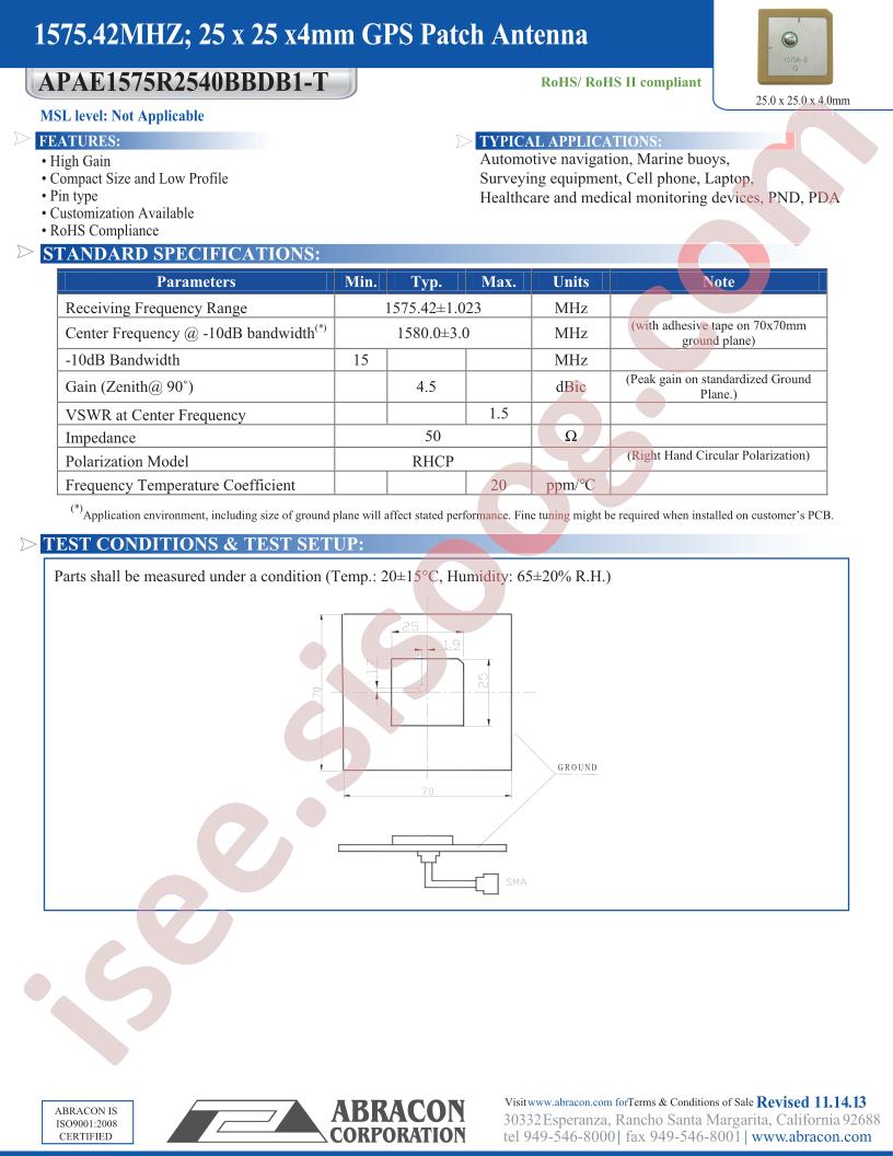 APAE1575R2540BBDB1-T