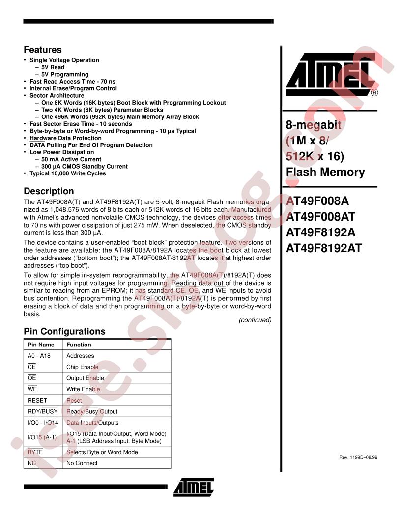 AT49F008AT-12CC