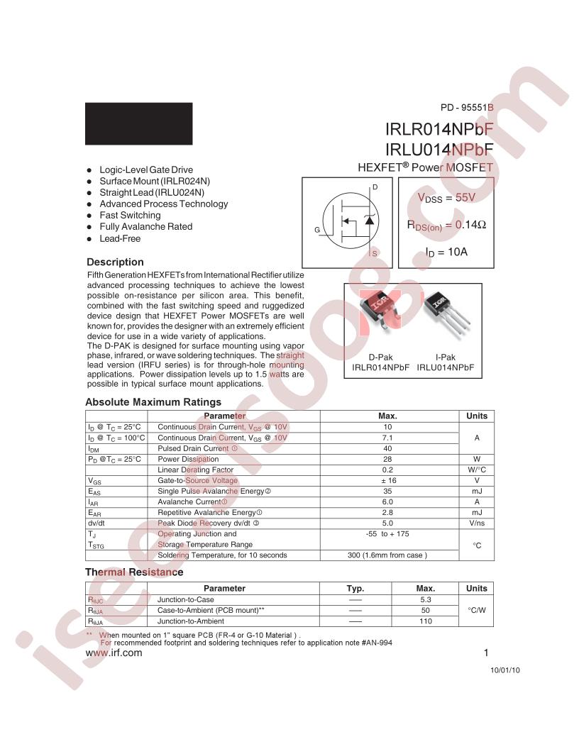 IRLR014NPBF