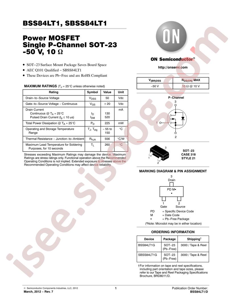 SBSS84LT1G