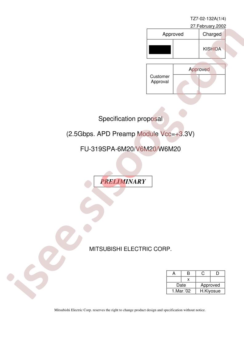 FU-319SPA-6M20