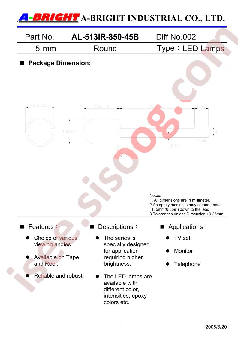 AL-513IR-850-45B