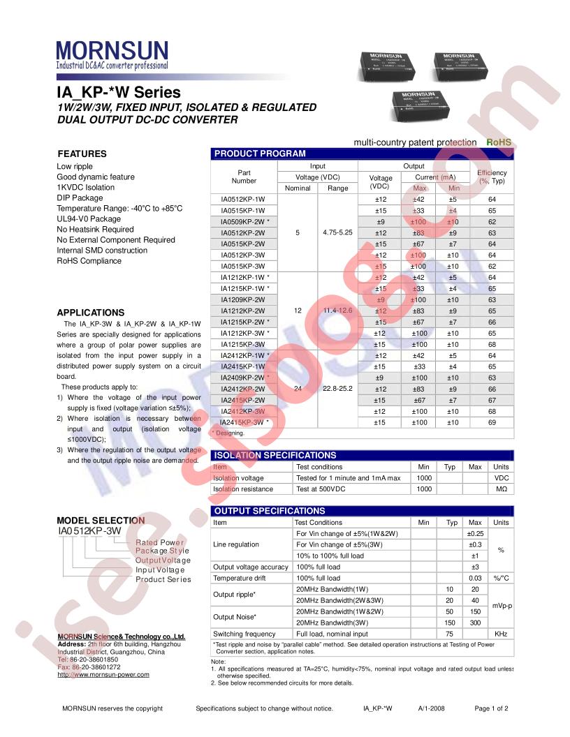 IA1215KP-2W