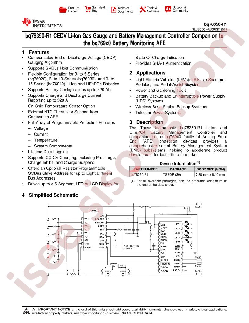 BQ78350-R1