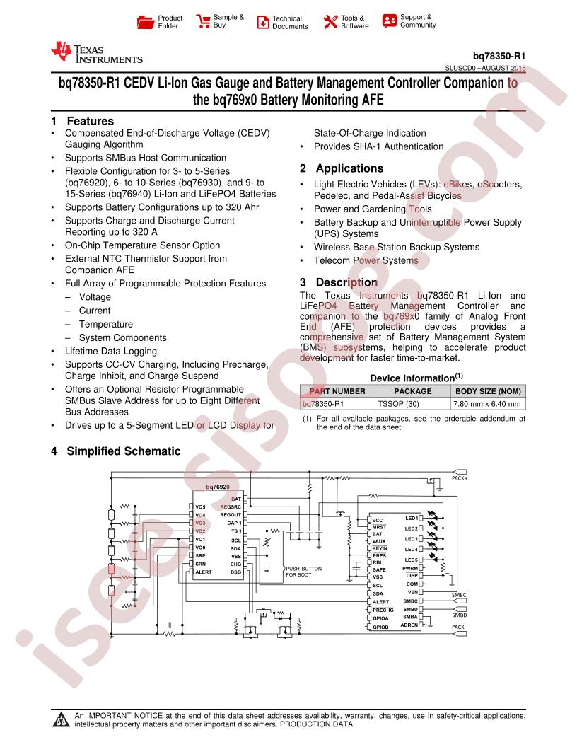 BQ78350-R1