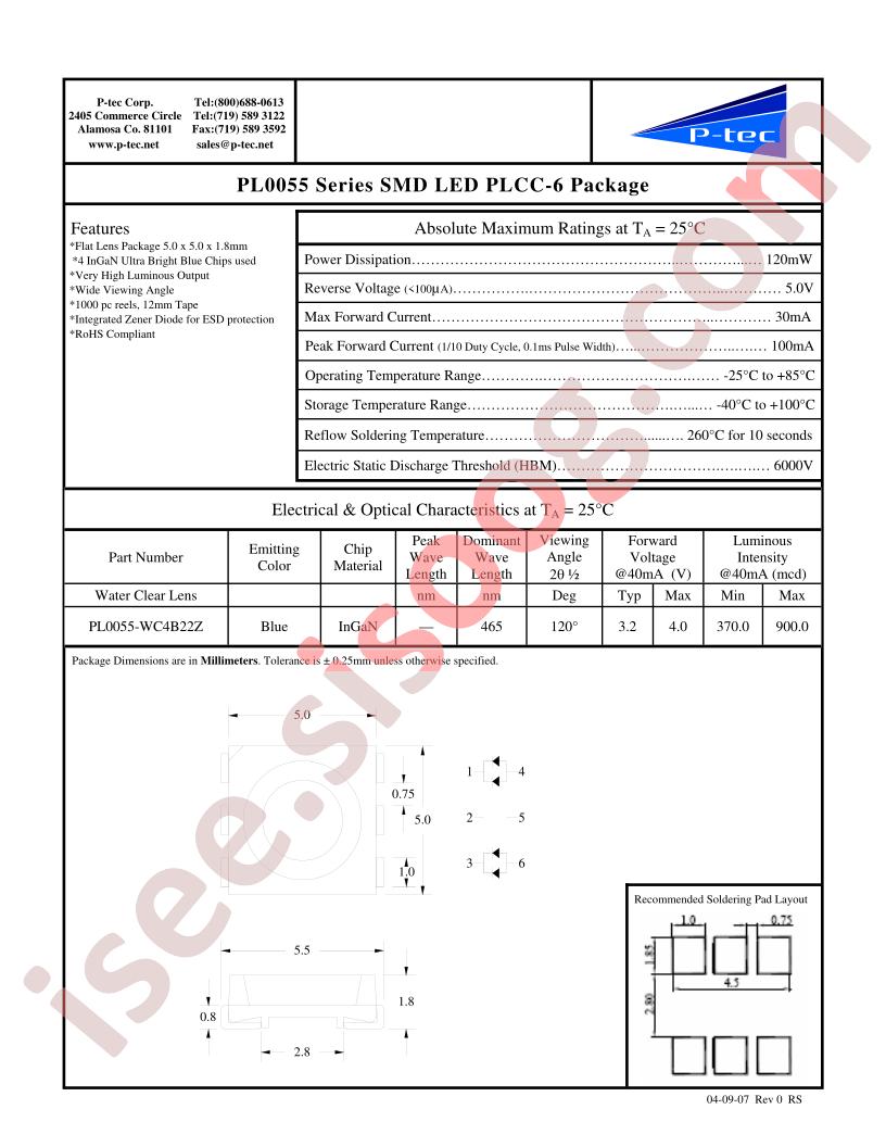 PL0055-WC4B22Z