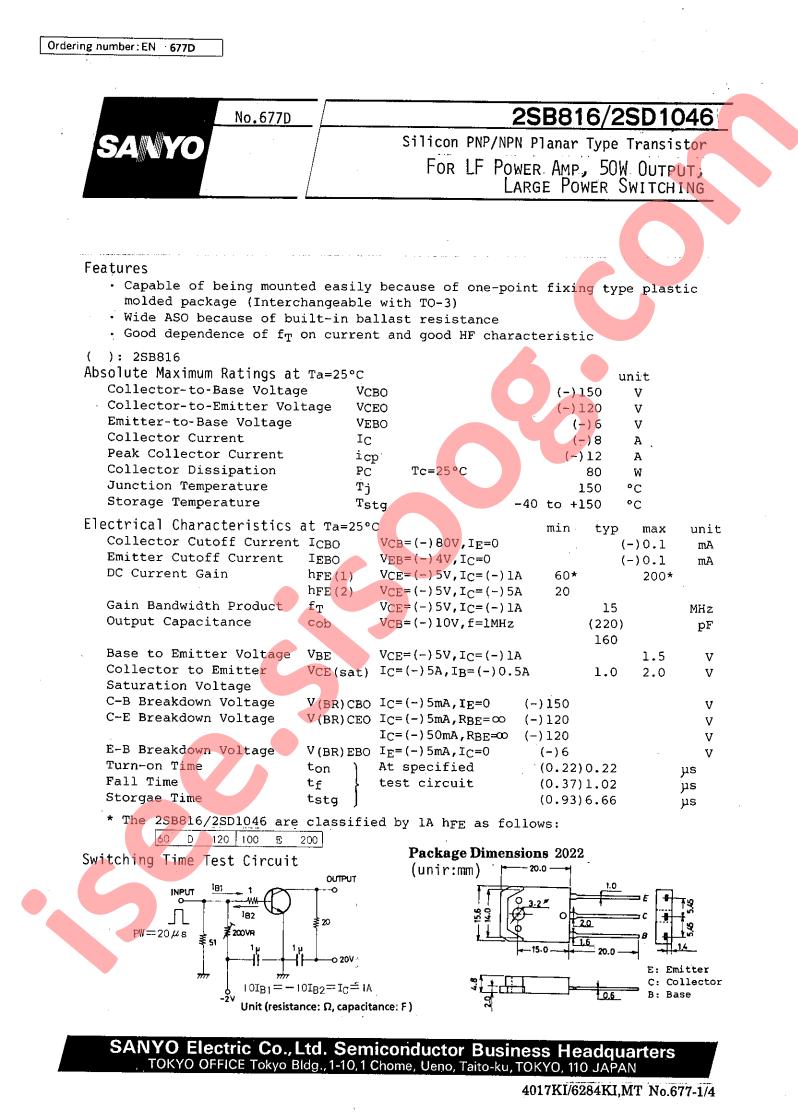 2SD1046