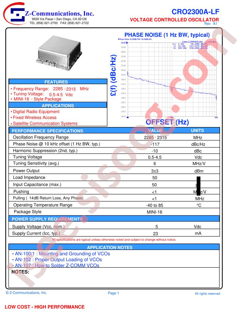 CRO2300A-LF